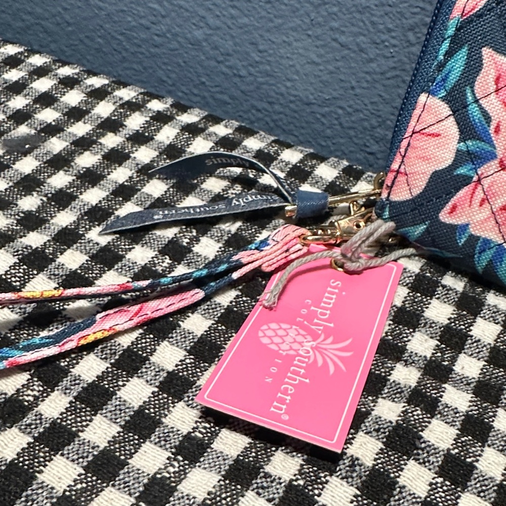 Floral Blue and Pink Wallet by Simply Southern NWT - Picture 3 of 8